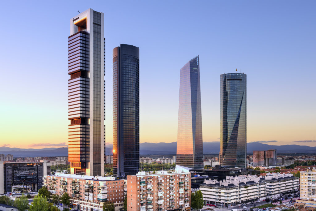 Madrid, quartier d'affaires